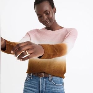 Madewell Dip Dye Cashmere Sweater